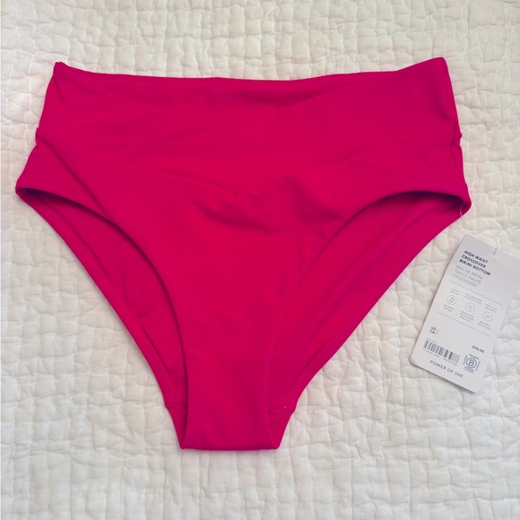 High Waist Crossover Bikini Bottom - Athleta - Picture 1 of 5